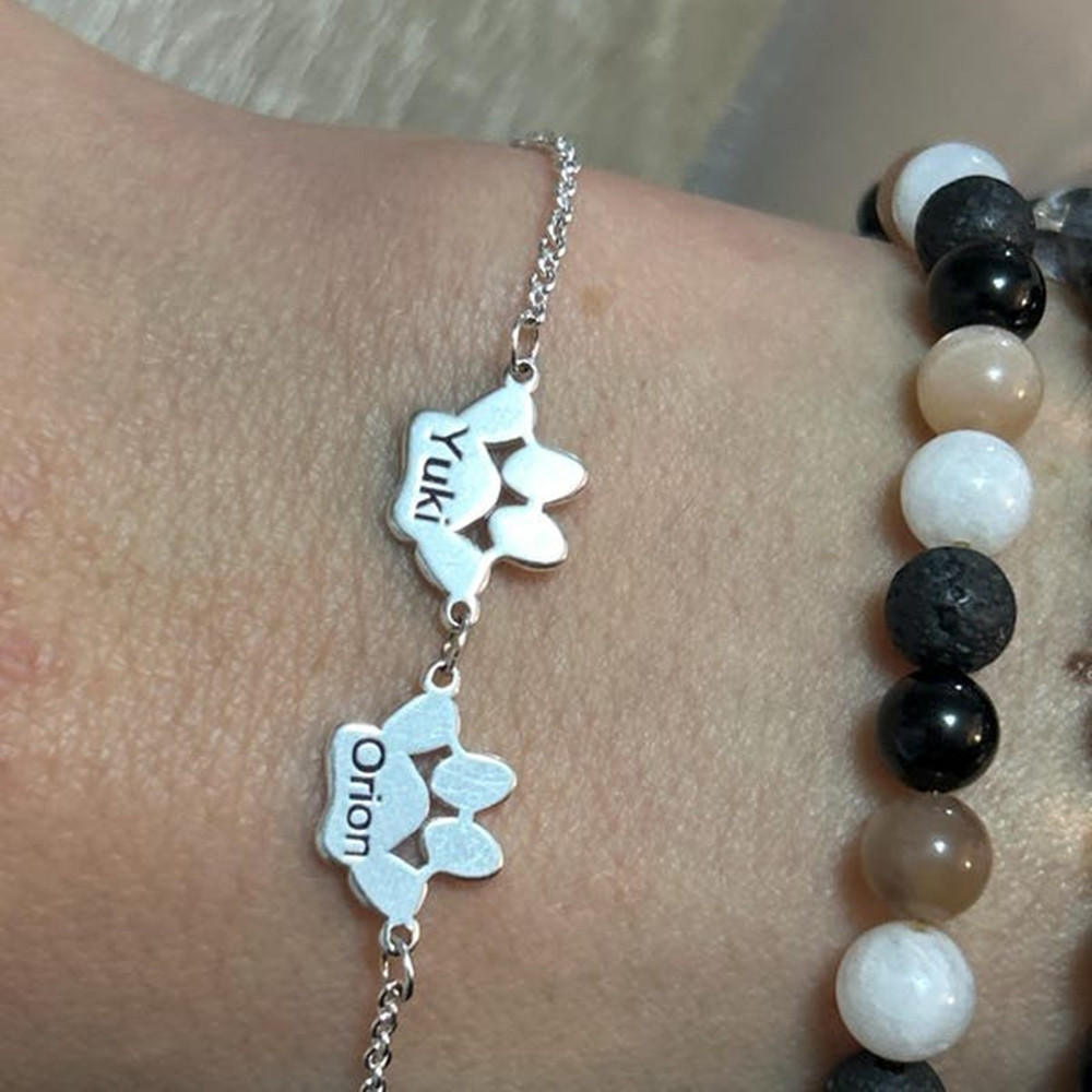 Anklet Foot Chain - Pulsera de Tobillo Personalizada con Huella