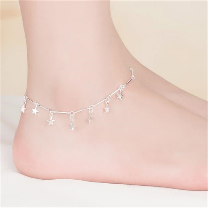 Anklet Foot Chain - KOFSAC-tobilleras de Plata de Ley 925