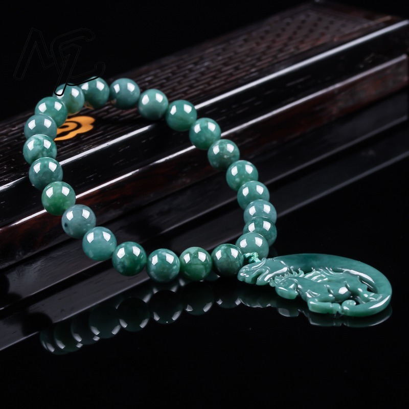 Pulsera de Jadeíta Natural Azu - Charm Bracelet Beads reseña y precio