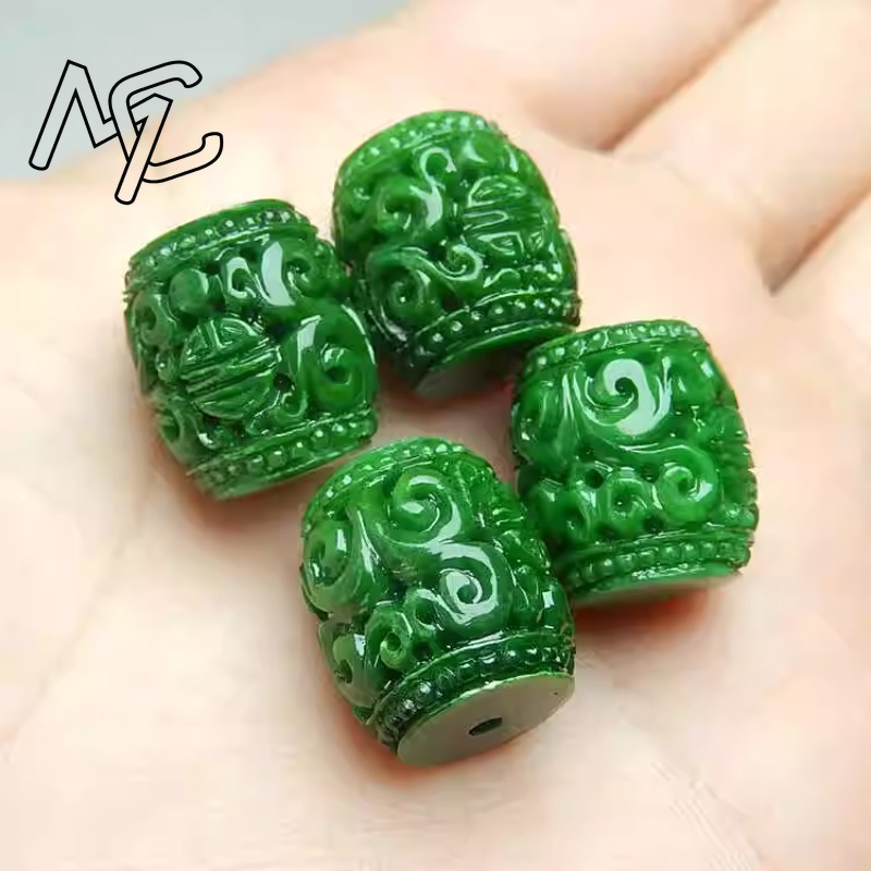 5 cuentas talladas de Jade VER - Charm Bracelet Beads reseña y precio
