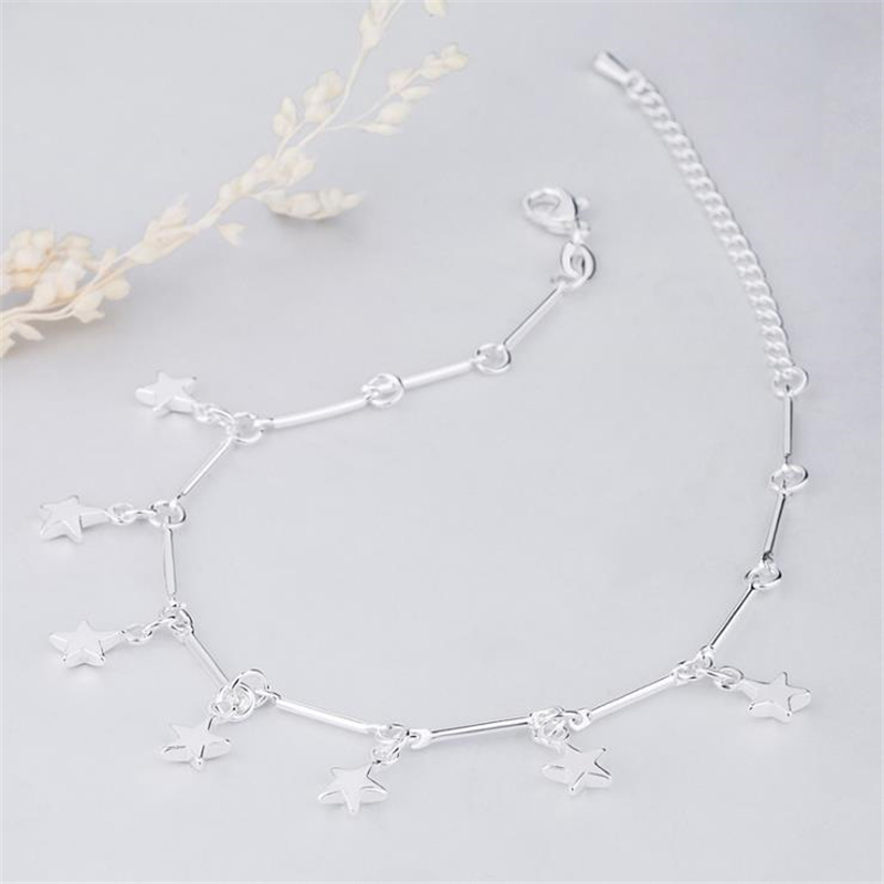 KOFSAC-tobilleras de Plata de  - Anklet Foot Chain reseña y precio