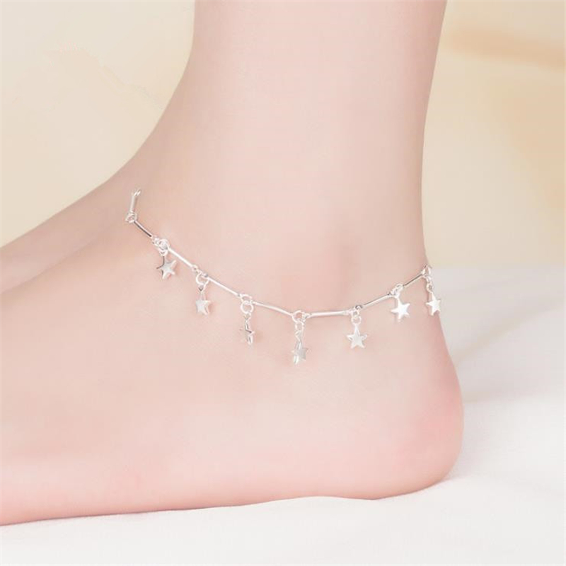 KOFSAC-tobilleras de Plata de  - Anklet Foot Chain reseña y precio