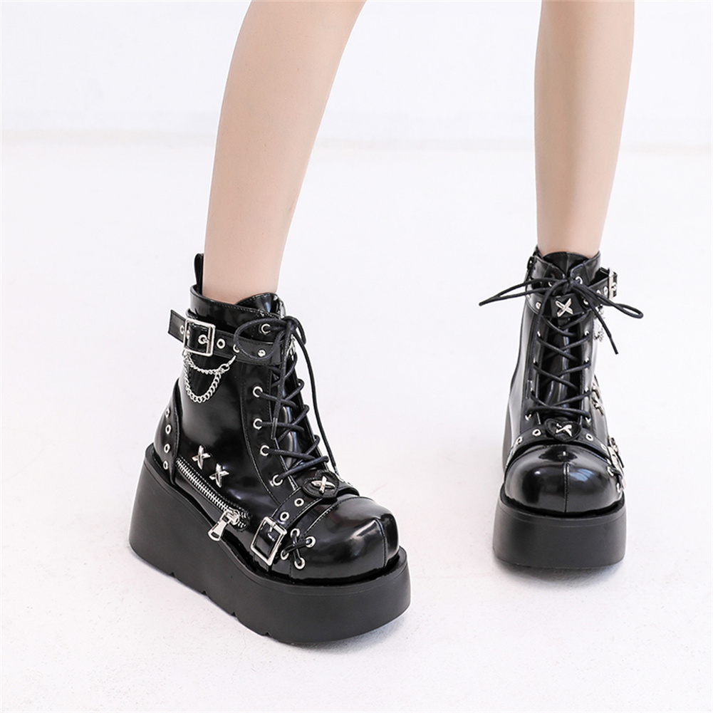 Botines de plataforma góticos  - Anklet Foot Chain reseña y precio