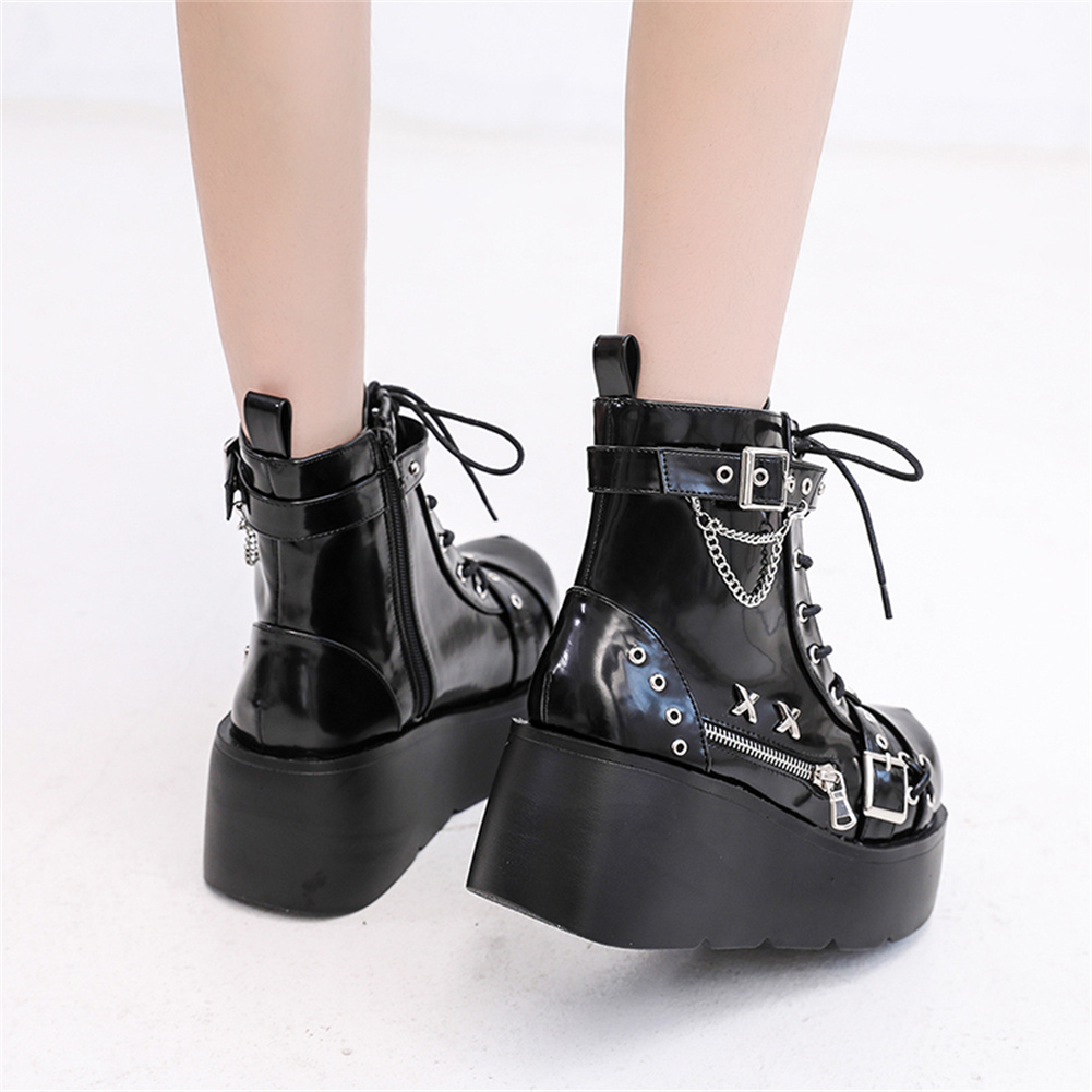 Botines de plataforma góticos  - Anklet Foot Chain reseña y precio