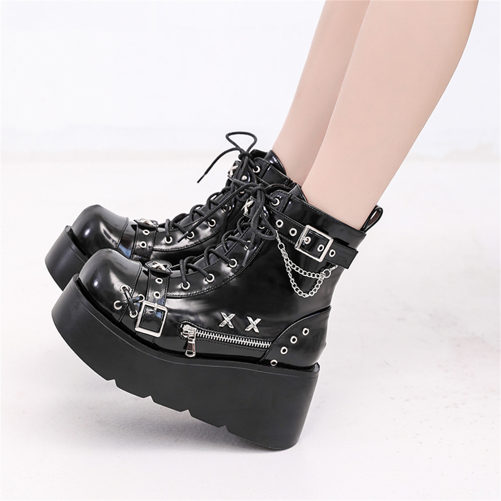 Botines de plataforma góticos  - Anklet Foot Chain reseña y precio