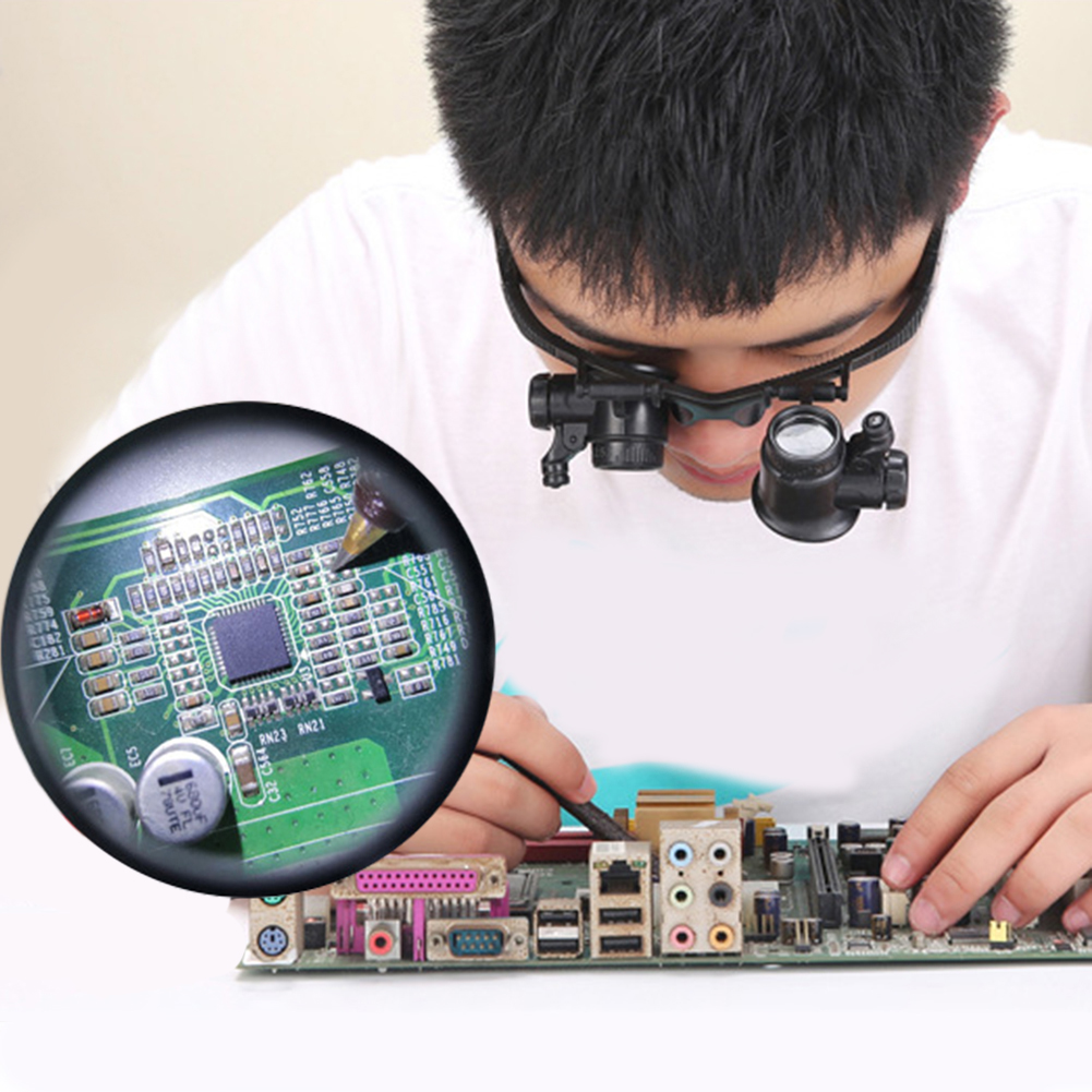 Lupa para la cabeza de 10-25X  - Jewelry Repair & Watches Reviews reseña y precio