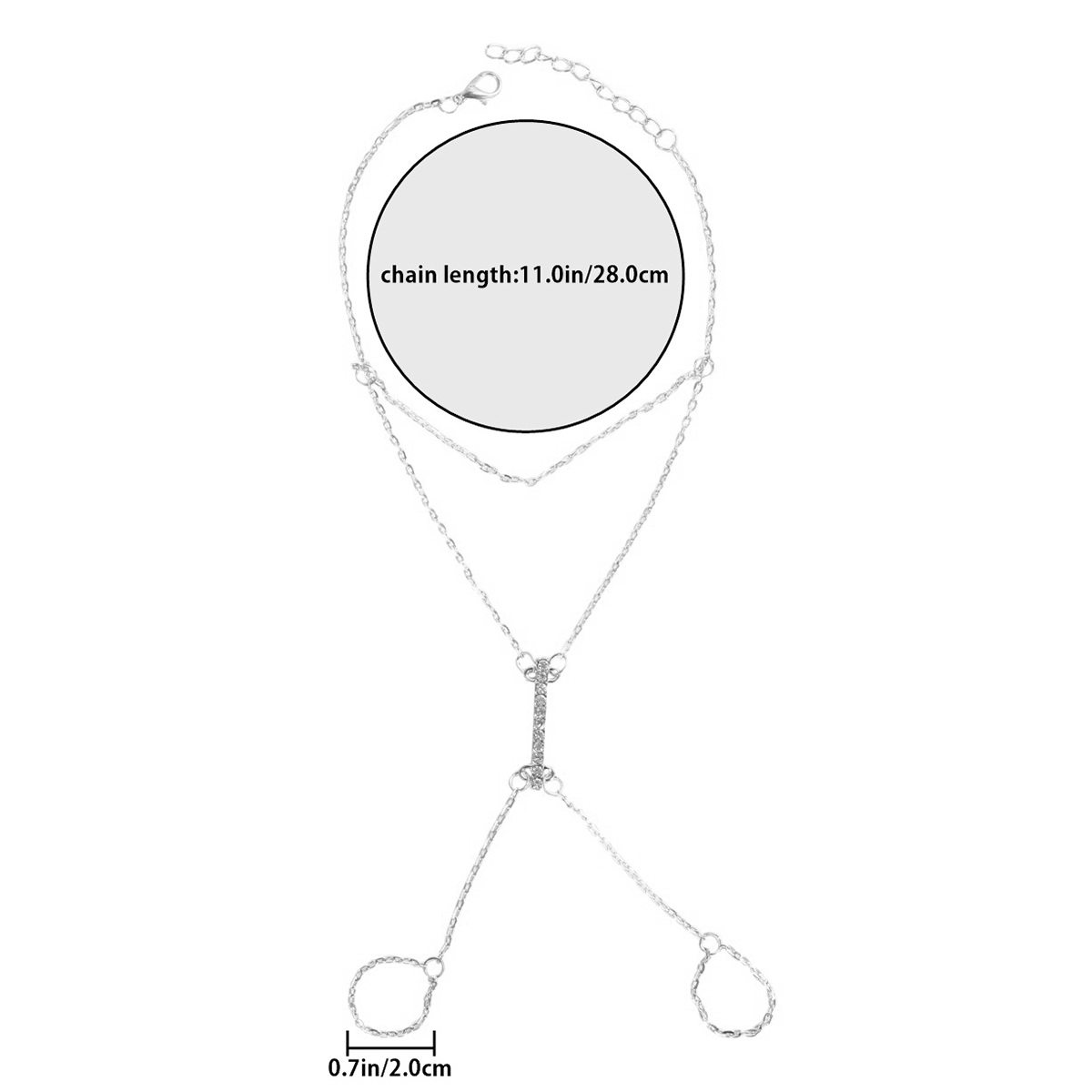 1 unidad de elegante tobillera - Anklet Foot Chain reseña y precio