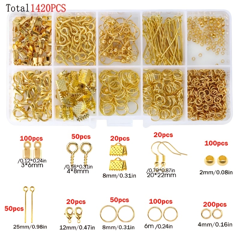 1420 piezas 1 caja Kit de acce - Jewelry Repair & Watches Reviews reseña y precio