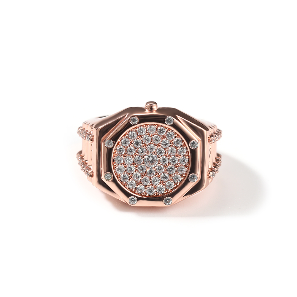 Anillos de dedo octagonales ge - King'S Jewelry Watches reseña y precio